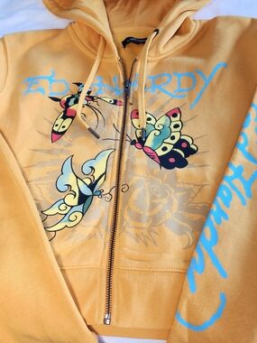 💛 Ed Hardy Butterfly Zip Hoodie NWT 💛